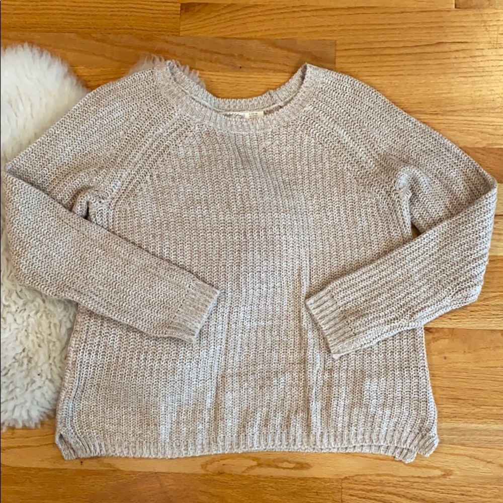 Oatmeal sweater